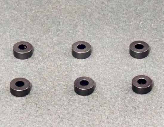 AUTOMODEL AMR Gun Metal Anodized Washer 3x7x3mm (6)