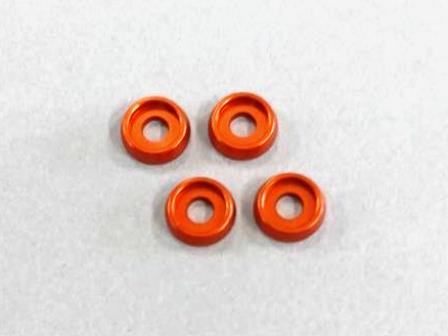 AUTOMODEL M3 Flat Head Washer (4) Orange