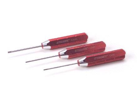 Dynamite Machined Hex Driver Metric Set, Red