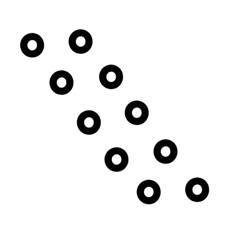 FTX WASHER SHIM 3.2 X 8 X 0.5MM (10PC)