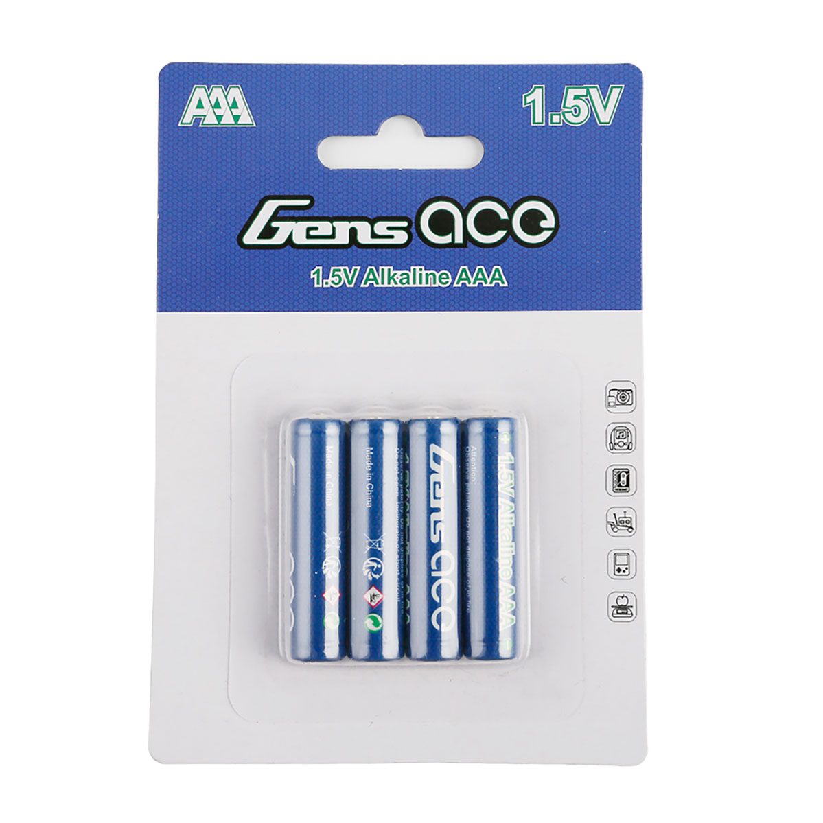 Gens ace AAA Alkaline 1.5V Dry Cell (4pcs)