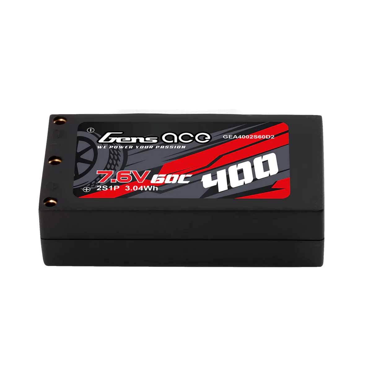 GENS ACE GensAce Mini 1:28 LiPo 2S HV 2.0 7.6V-400-60C(JST) 44x23x12mm 19g