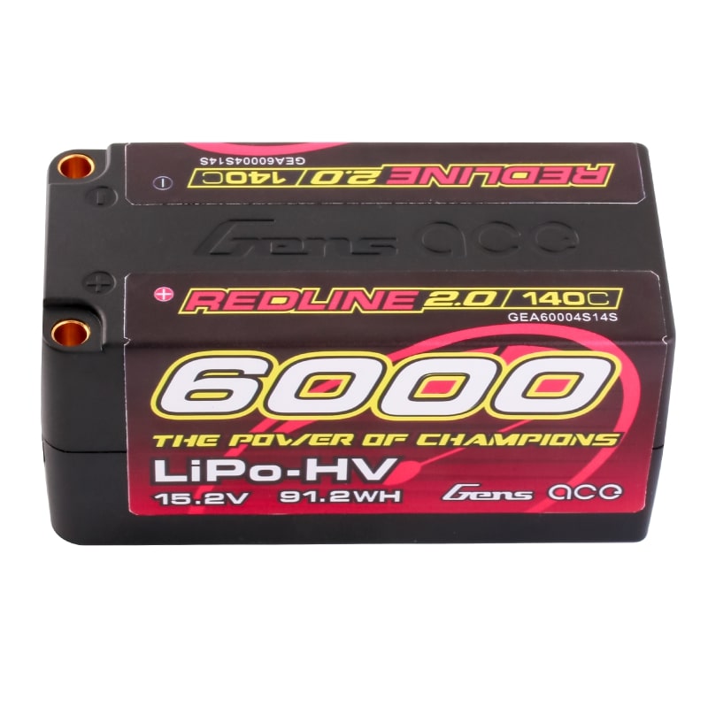 GENS ACE GensAce Redline 2.0 Shorty 4S HV 15.2V-140C-6000 98x47x47mm 410g