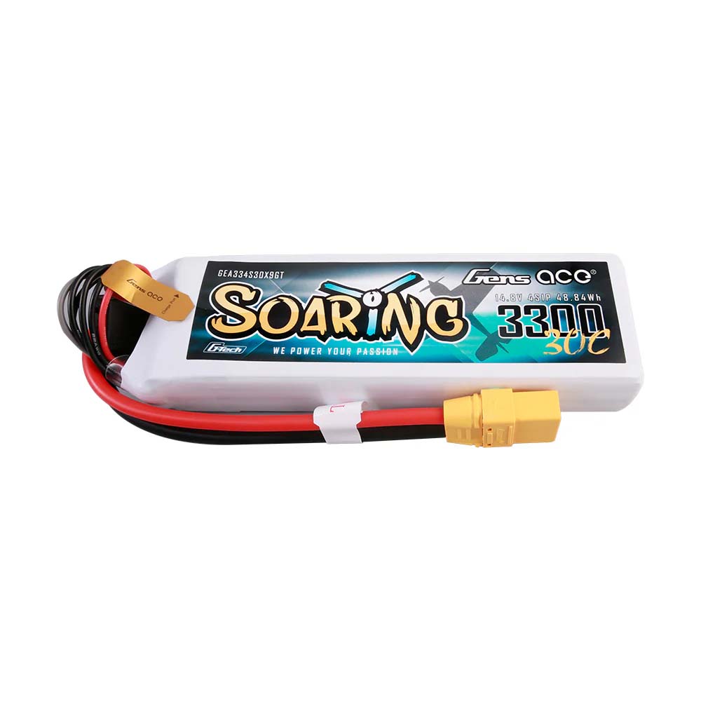 GENS ACE Gensace Soaring LiPo 4S 14.8V-3300-30C (XT90) 137x42.5x26mm 331g GT