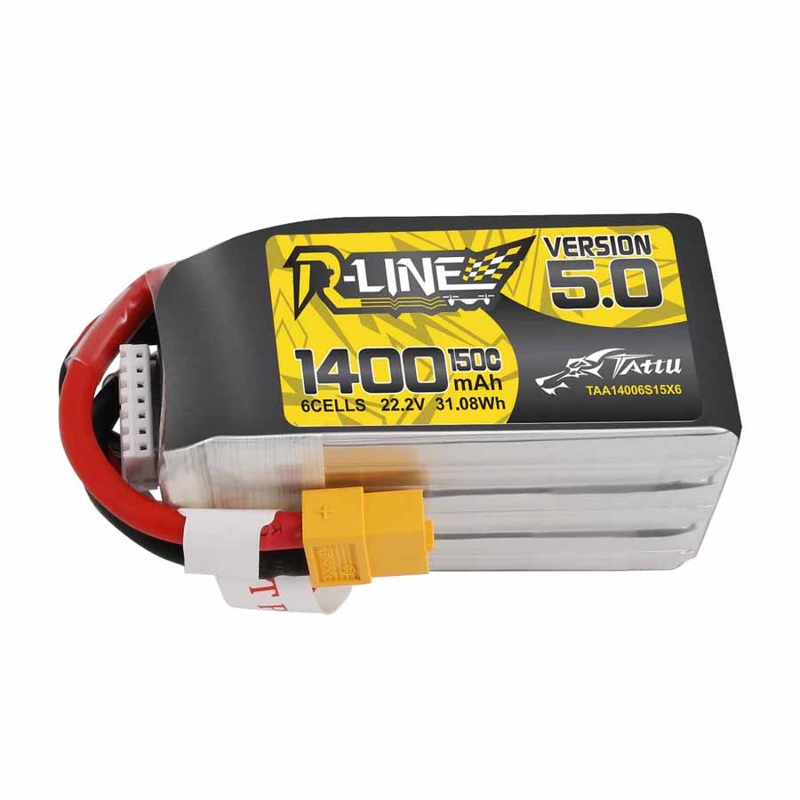 GENS ACE Gensace Tattu-R 5.0 LiPo 6S 1400mAh-150C (XT60) 78x38x40mm 223g