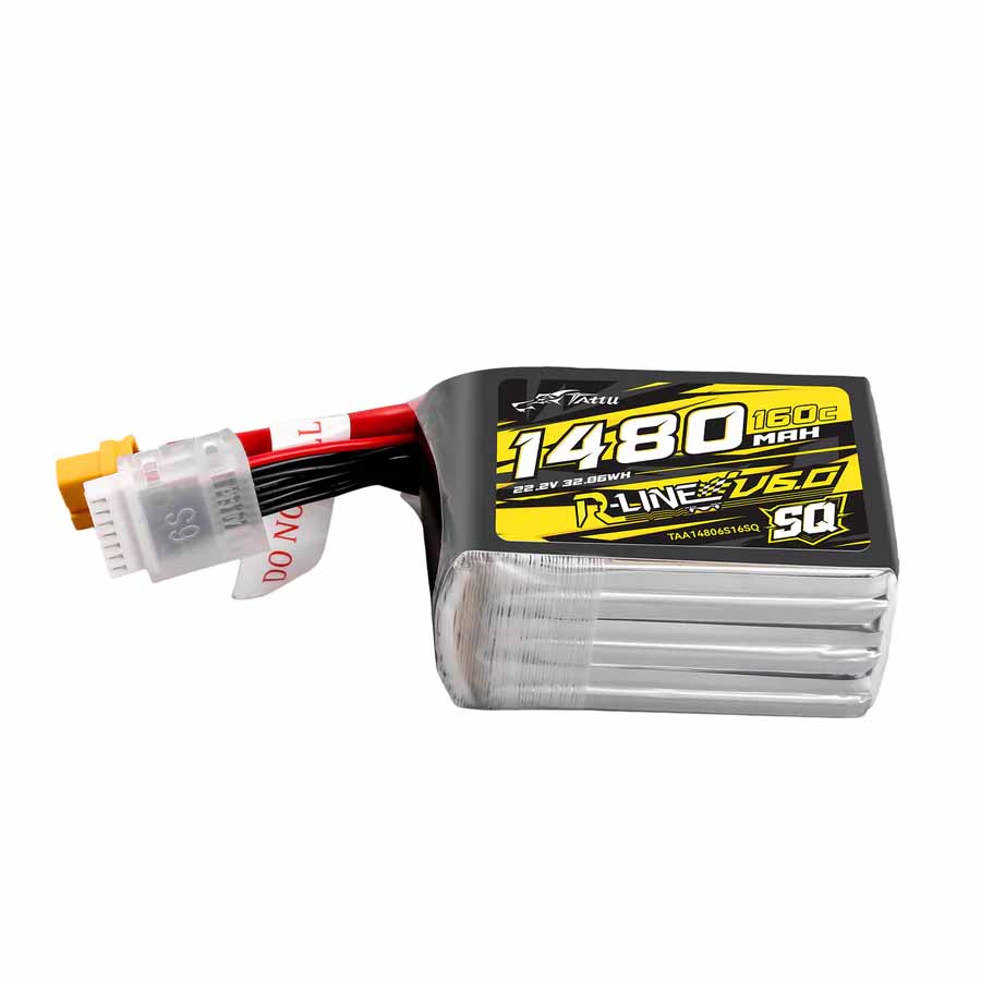 GENS ACE Gensace Tattu-R V6 LiPo 6S 1480mAh-160C (XT60) 77.3x37.6x36.6mm 220g