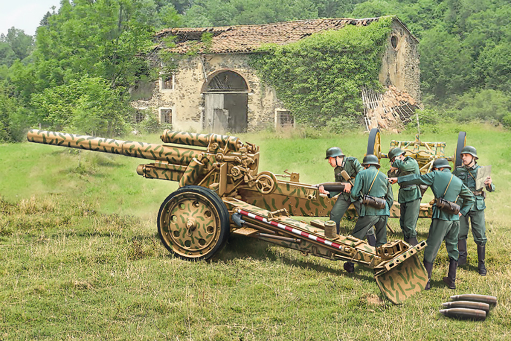 Italeri 15 cm Field Howitzer / 10,5 cm Field Gun