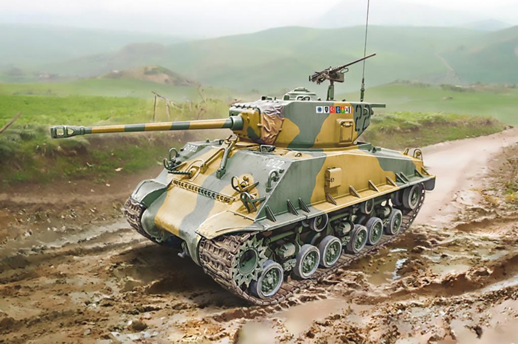 Italeri M4A3E8 Sherman Korean War