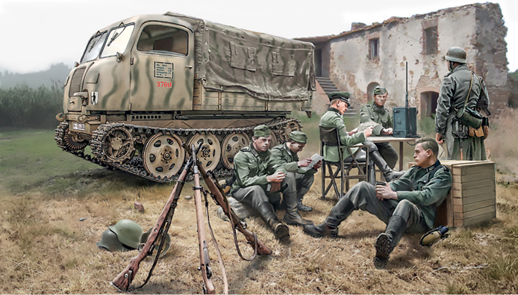 Italeri STEYR RSO/01 WITH GERM. SOLDIERS