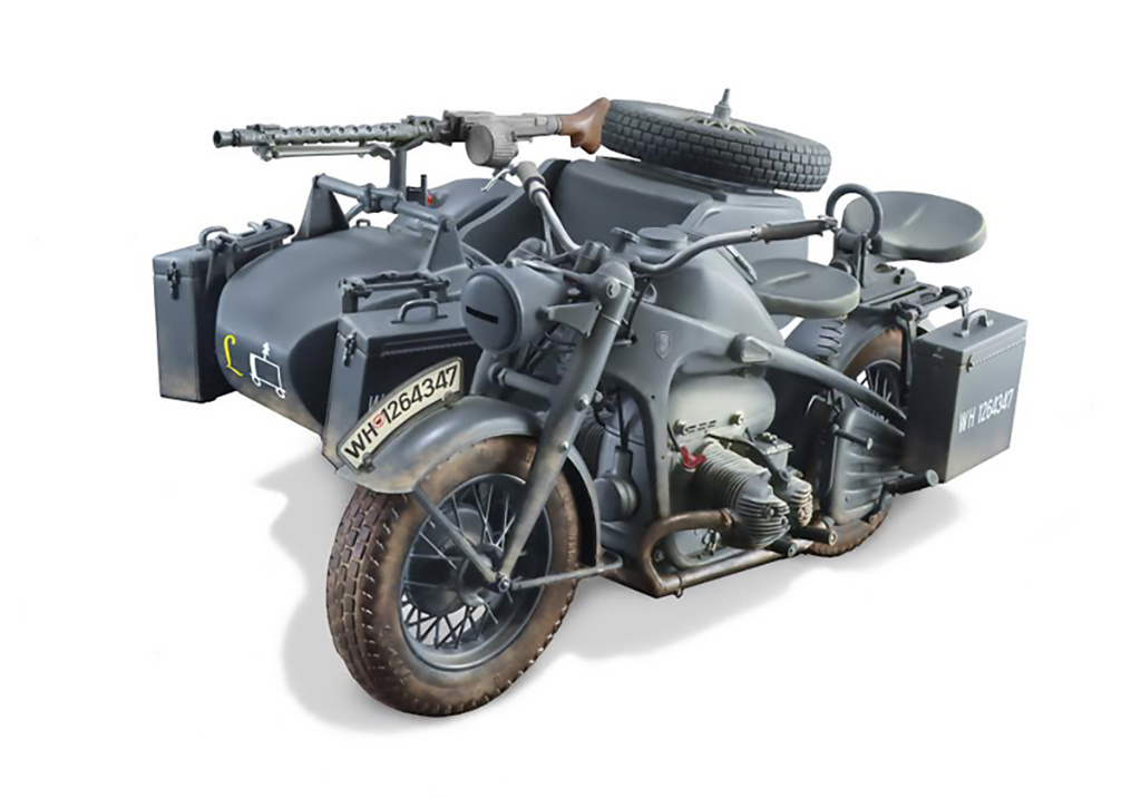 Italeri Zundapp KS 750with sidecar