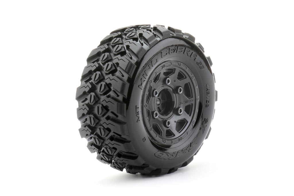Jetko EX Belted Tyre King Cobra SC Black wheel Hex 12-14-17mm