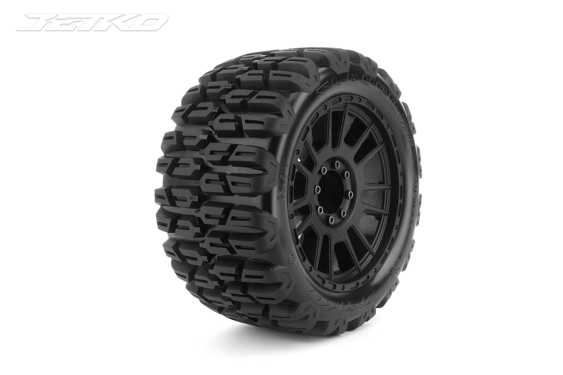 Jetko EX Tyre MT Slayer Belted 4.0" Black Wheel 12-17mm (2)