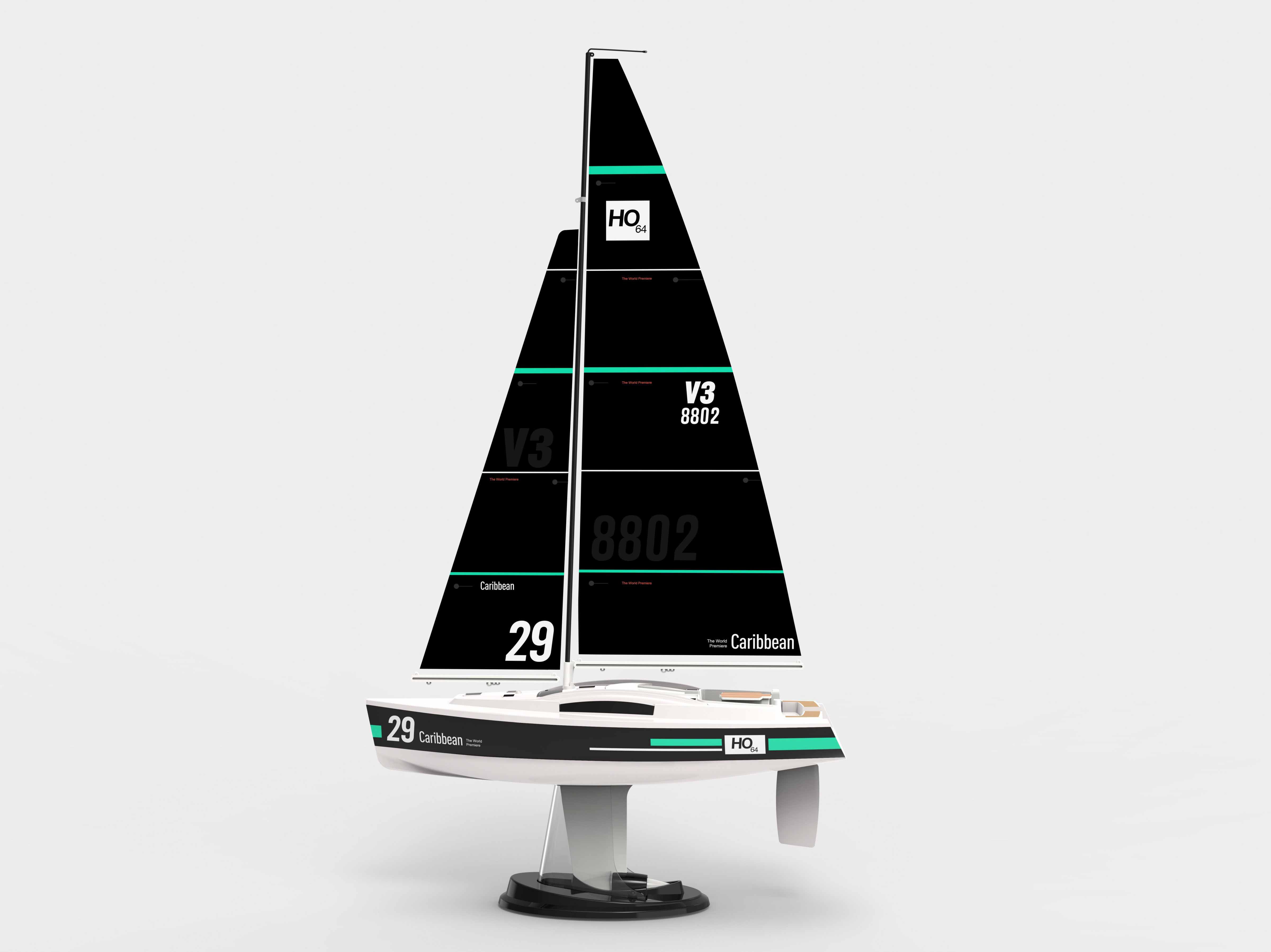 Joysway Caribbean V3 Yacht 260mm 2.4G RTR Sailboat