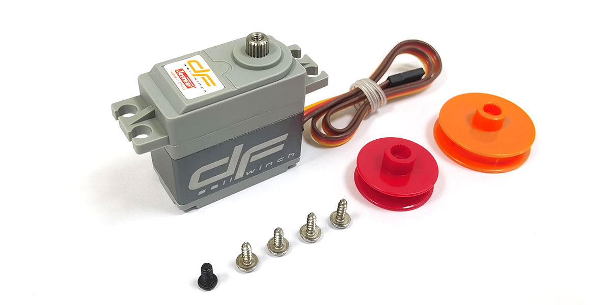 Joysway DF65/95 Winch Rudder 2025 Ver. w/16 & 25mm Drums