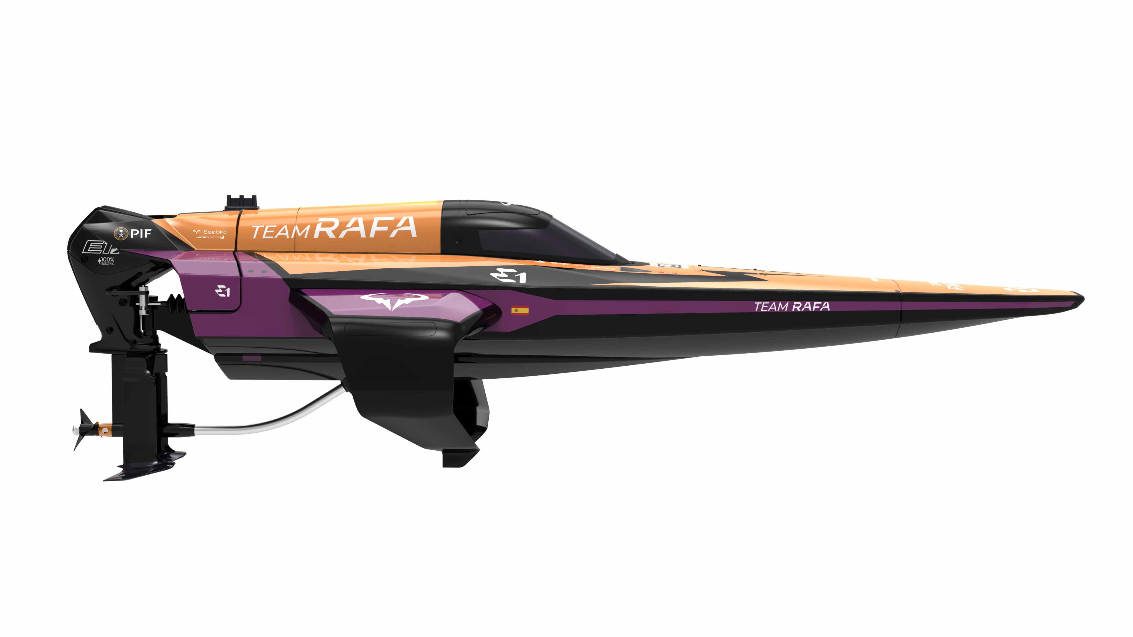 Joysway E1 Racebird 1:14 545mm RTR Hydrofoil Boat Team Rafa