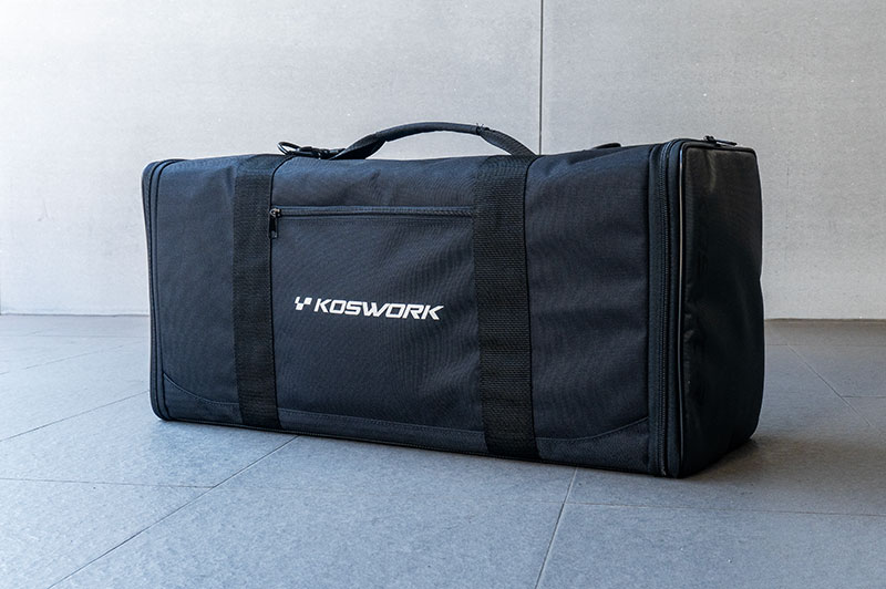 Koswork 1/10 Racing Bag (w/Radio Bag & 2 Car Cases) (65x26x31cm)
