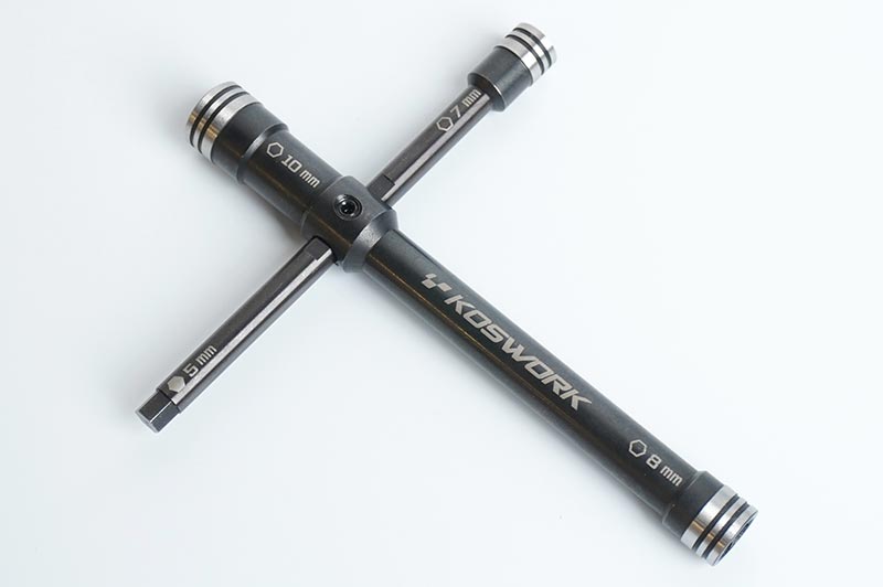 Koswork Cross Wrench (7-8-10mm - Hex 5mm)
