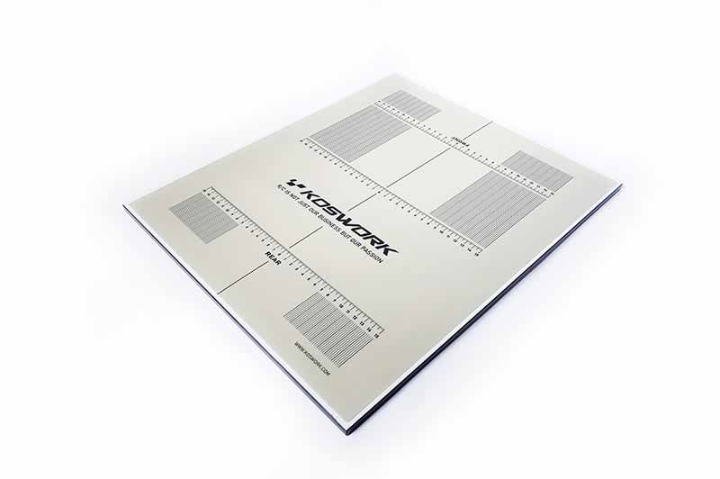 Koswork Pit Setup Board 1:10 Buggy/On-Road (400x480x10mm) Extra Light