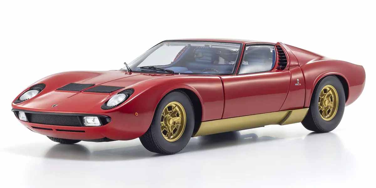 KYOSHO DIE CAST Kyosho 1:12 Lamborghini Miura P400 1968 Red/Gold