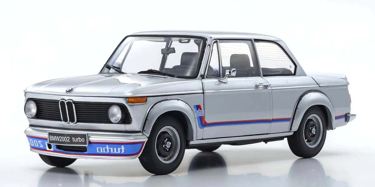 KYOSHO DIE CAST Kyosho 1:18 BMW 2002 Turbo 1974 Silver