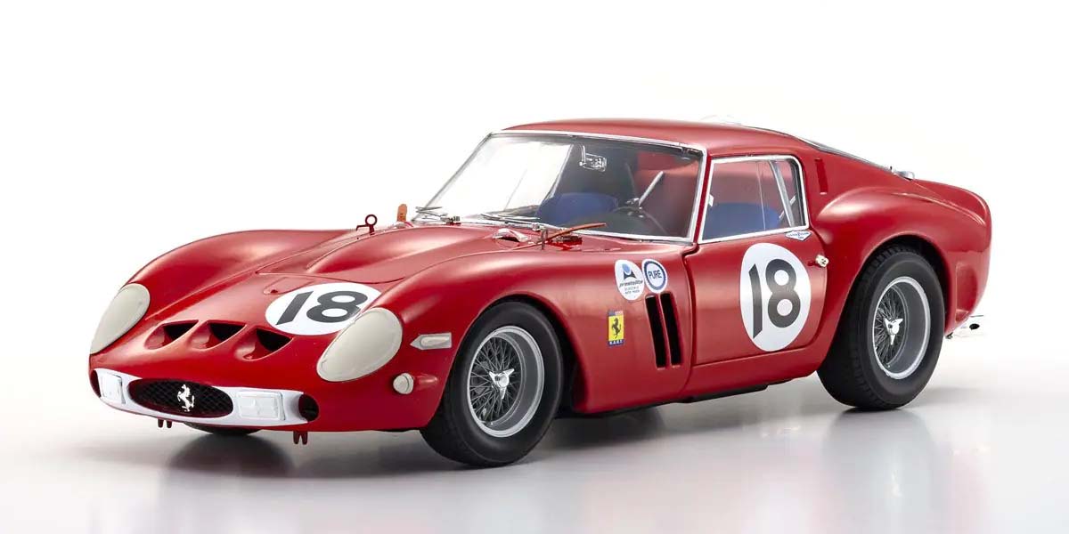 KYOSHO DIE CAST Kyosho 1:18 Ferrari 250 GTO Daytona 3H 1st OA 1963 Nr.18