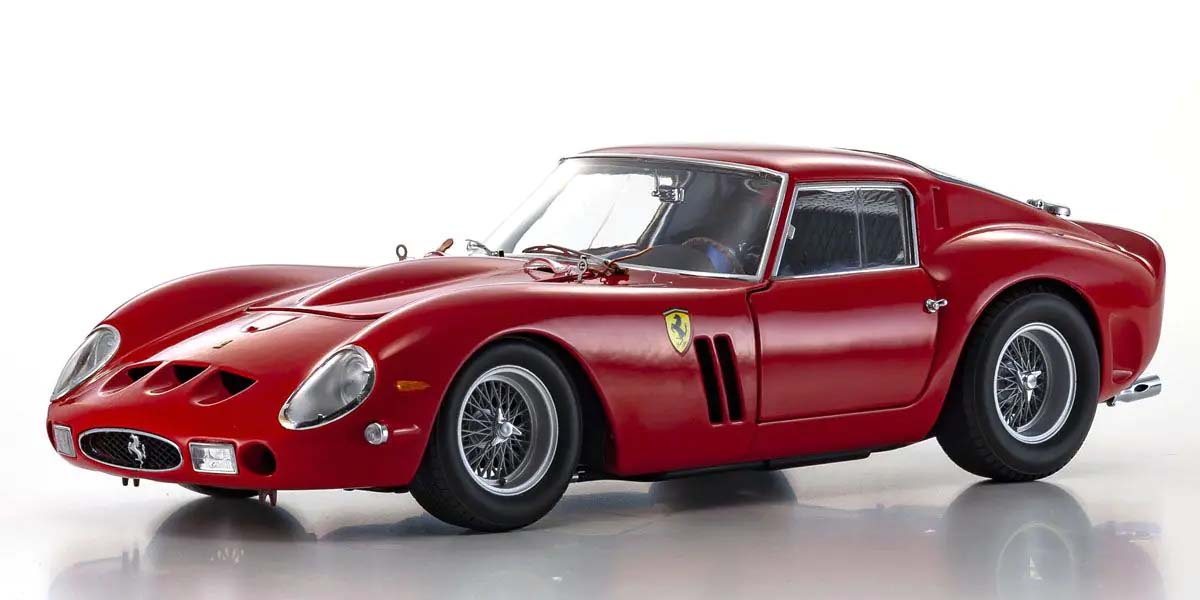 KYOSHO DIE CAST Kyosho 1:18 Ferrari 250 GTO Red 1962 Die-Cast Collection