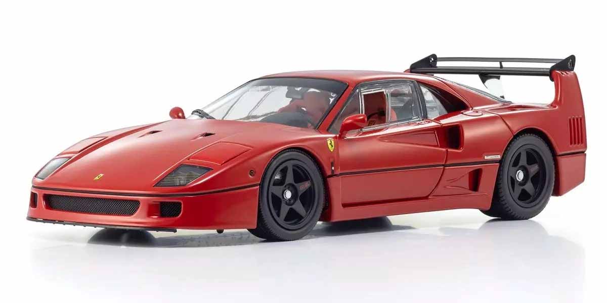 KYOSHO DIE CAST Kyosho 1:18 Ferrari F40 Light Weight Red 1987 Die-Cast Collection