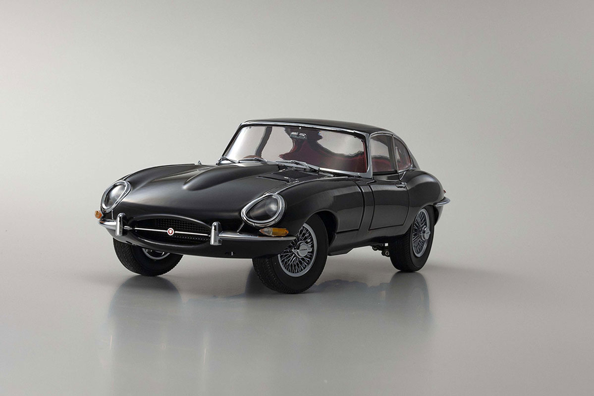 KYOSHO DIE CAST Kyosho 1:18 Jaguar E-Type 3.8L Coupe MK1 1961 Black