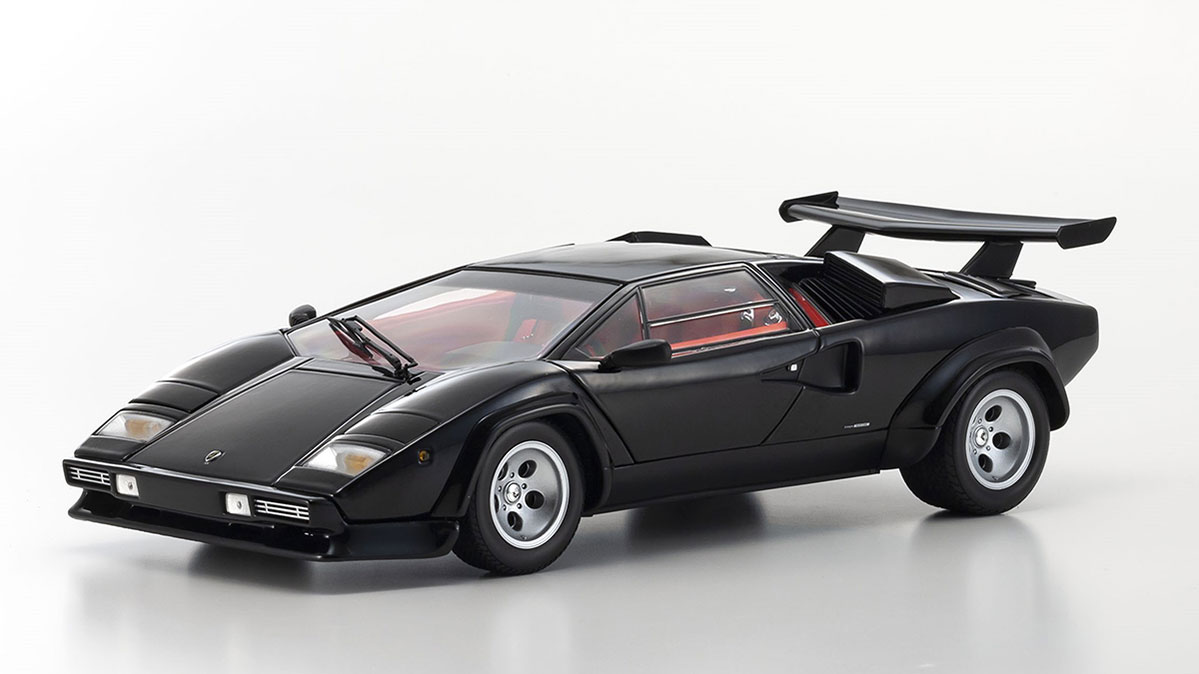 KYOSHO DIE CAST Kyosho 1:18 Lamborghini Countach LP5000 Quattrovalvole Black