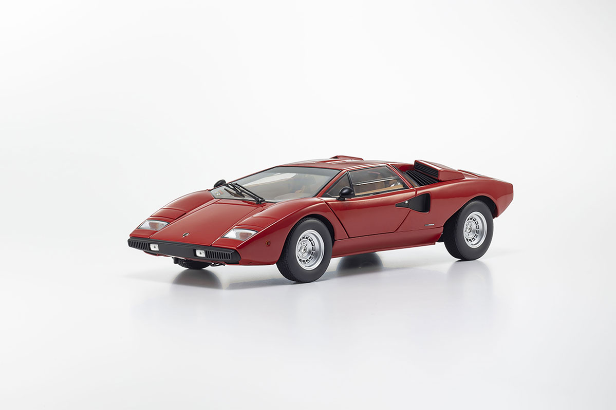KYOSHO DIE CAST Kyosho 1:18 Lamborghini Countach LP400 1974 Red