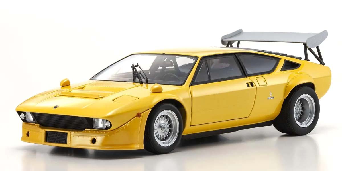 KYOSHO DIE CAST Kyosho 1:18 Lamborghini Urraco Rally 1974 Yellow