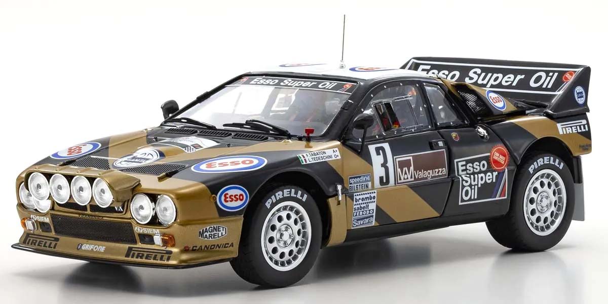 KYOSHO DIE CAST Kyosho 1:18 Lancia Rally 037 F.Tabaton Targa Florio 1985 Esso Nr.3