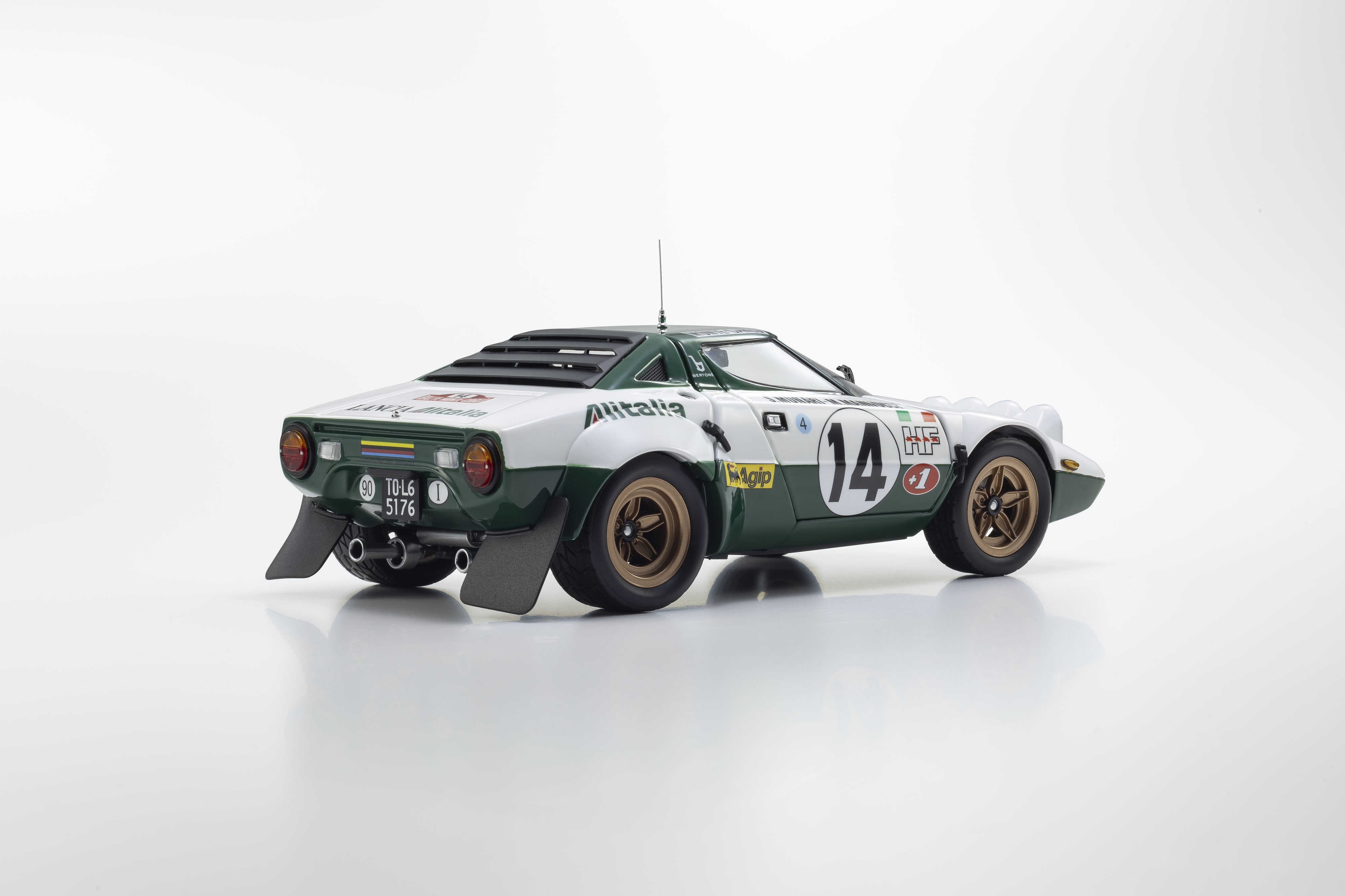 KYOSHO DIE CAST Kyosho 1:18 Lancia Stratos HF S.Munari Winner Monte Carlo 1975 Nr.14