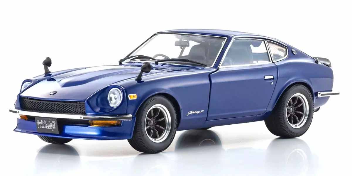 KYOSHO DIE CAST Kyosho 1:18 Nissan Fairlady Z-L (S30) 1970 Blue Metallic