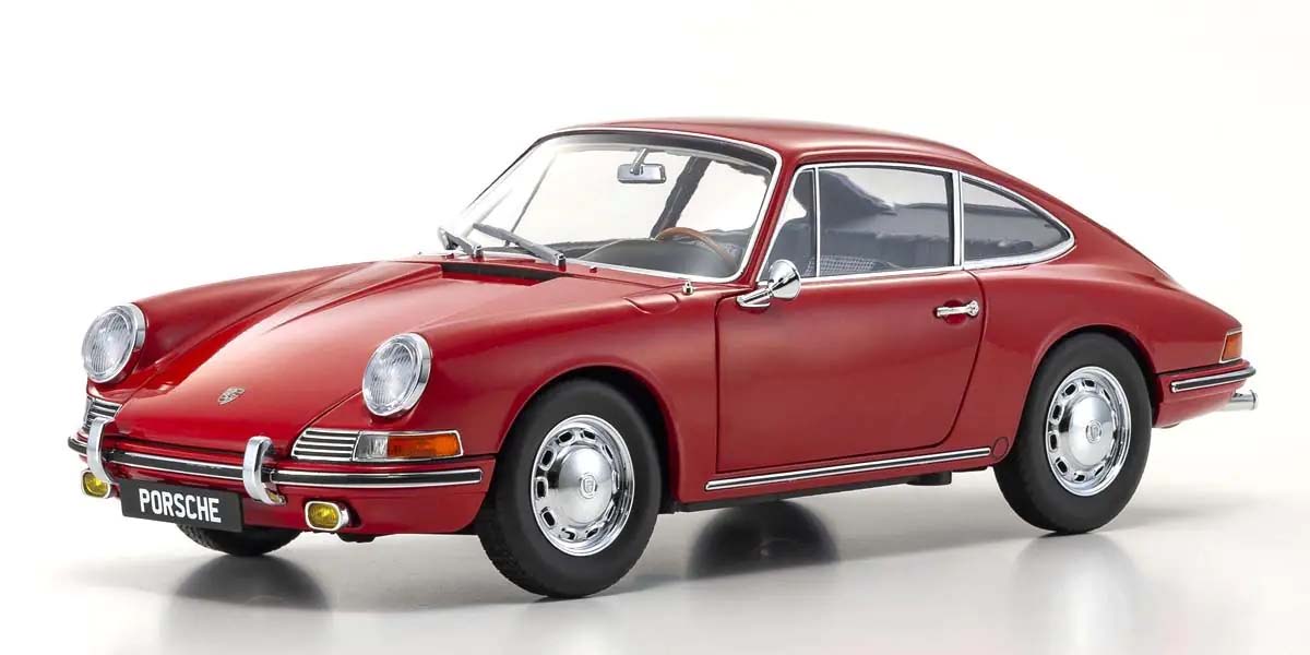 KYOSHO DIE CAST Kyosho 1:18 Porsche 911 2.0 (901) 1964 Signal Red