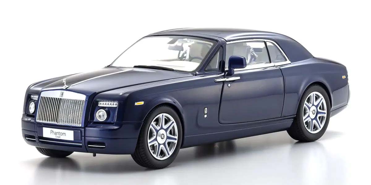 KYOSHO DIE CAST Kyosho 1:18 Rolls-Royce Phantom Coup� 2008 Blue Metallic