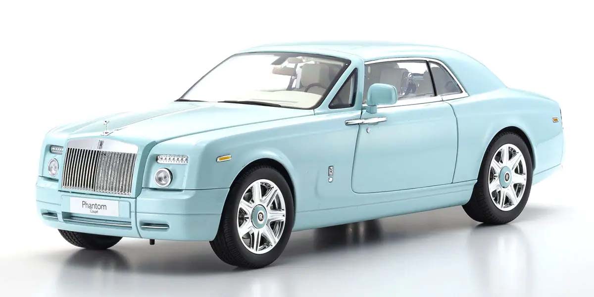 KYOSHO DIE CAST Kyosho 1:18 Rolls-Royce Phantom Coup� 2008 Turquoise