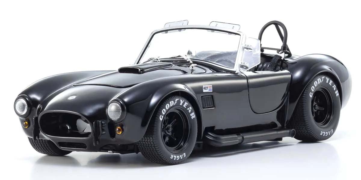 KYOSHO DIE CAST Kyosho 1:18 Shelby Cobra 427 S/C Spider 1962 Black