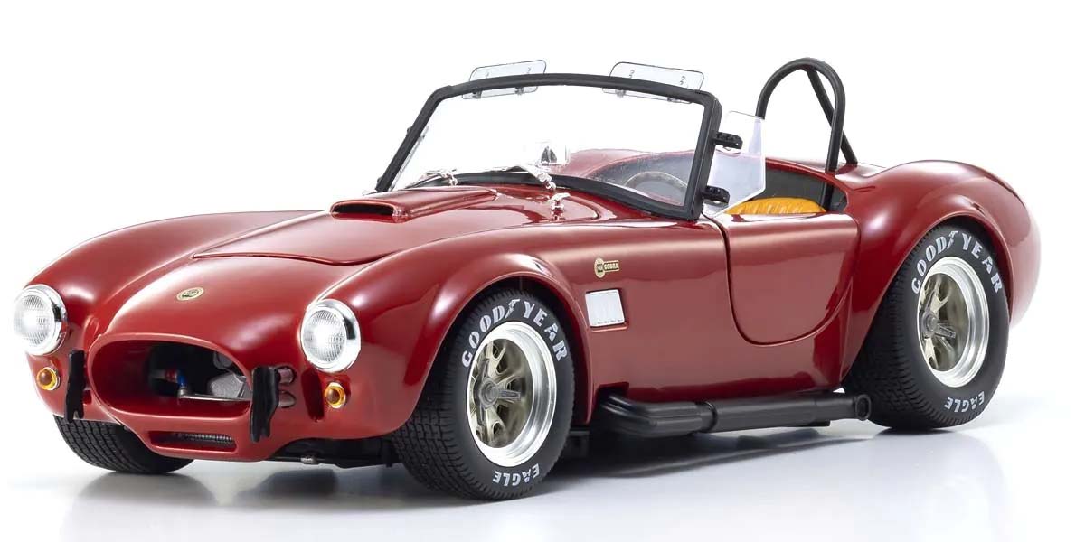 KYOSHO DIE CAST Kyosho 1:18 Shelby Cobra 427 S/C Spider 1962 Red