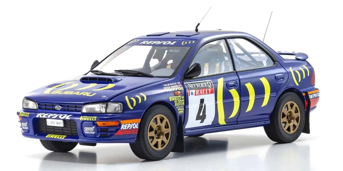 KYOSHO DIE CAST Kyosho 1:18 Subaru Impreza Colin McRae Winner RAC 1994 Nr.4