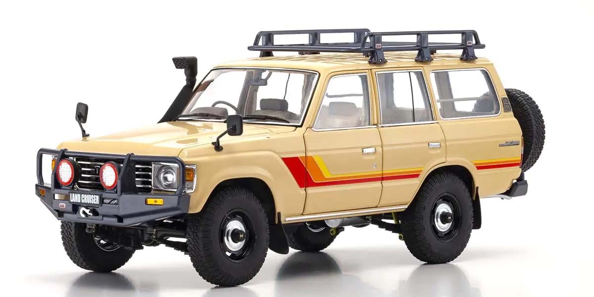 KYOSHO DIE CAST Kyosho 1:18 Toyota Land Cruiser 60 1980 Beige