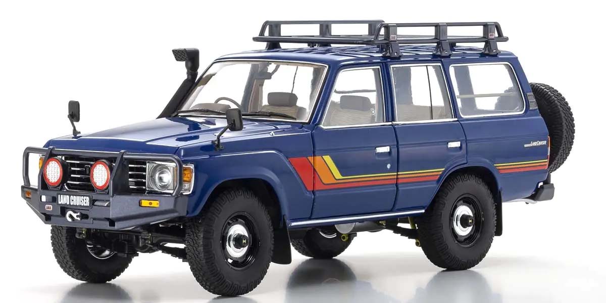 KYOSHO DIE CAST Kyosho 1:18 Toyota Land Cruiser 60 1980 Blue