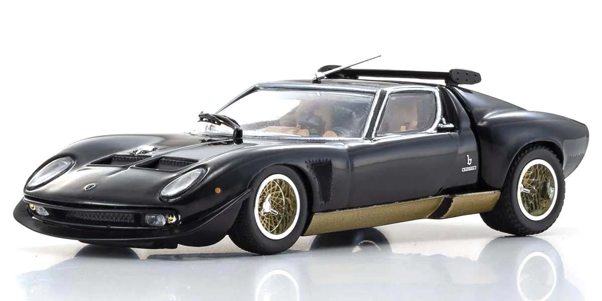 KYOSHO DIE CAST Kyosho 1:43 Lamborghini Miura SVR 1970 Black-Gold