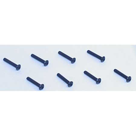 Losi Button Head Cap Screws, 2-56 x 1/2" (8)