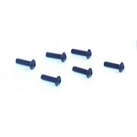 Losi Button Head Screws, 4-40 x 3/8" (6)