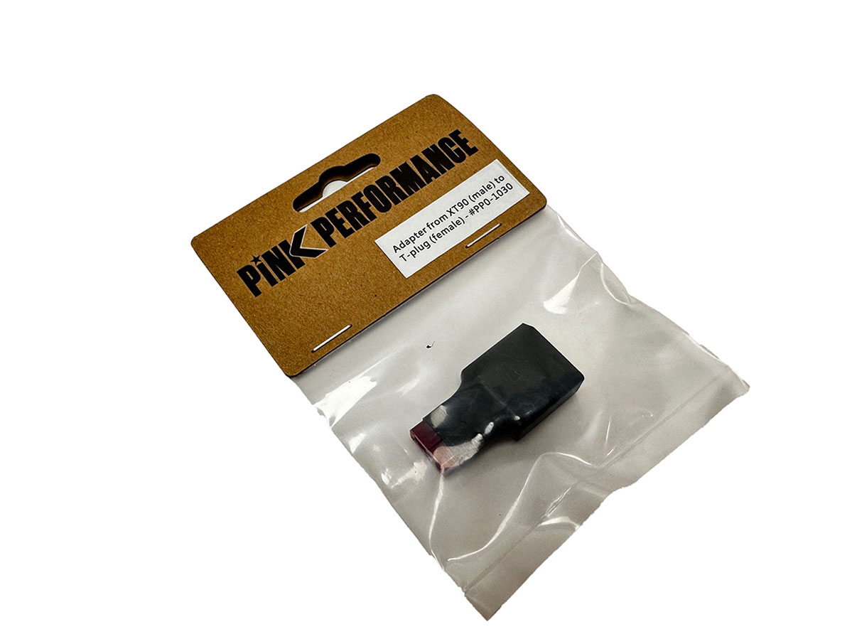PINK PERFORMANCE Adapter from XT90 (male) to T-plug (female) Pink Performance