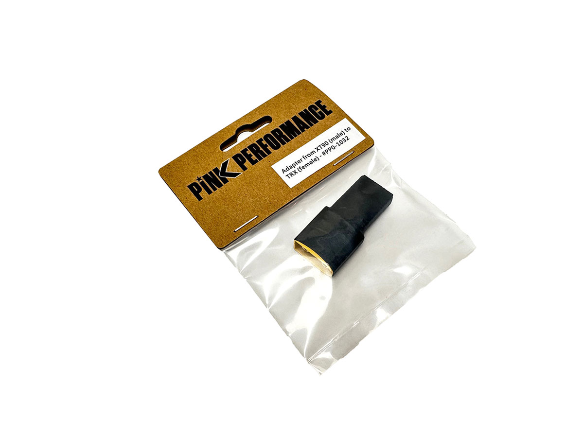 PINK PERFORMANCE Adapter from XT90 (male) to TRX (female) Pink Performance