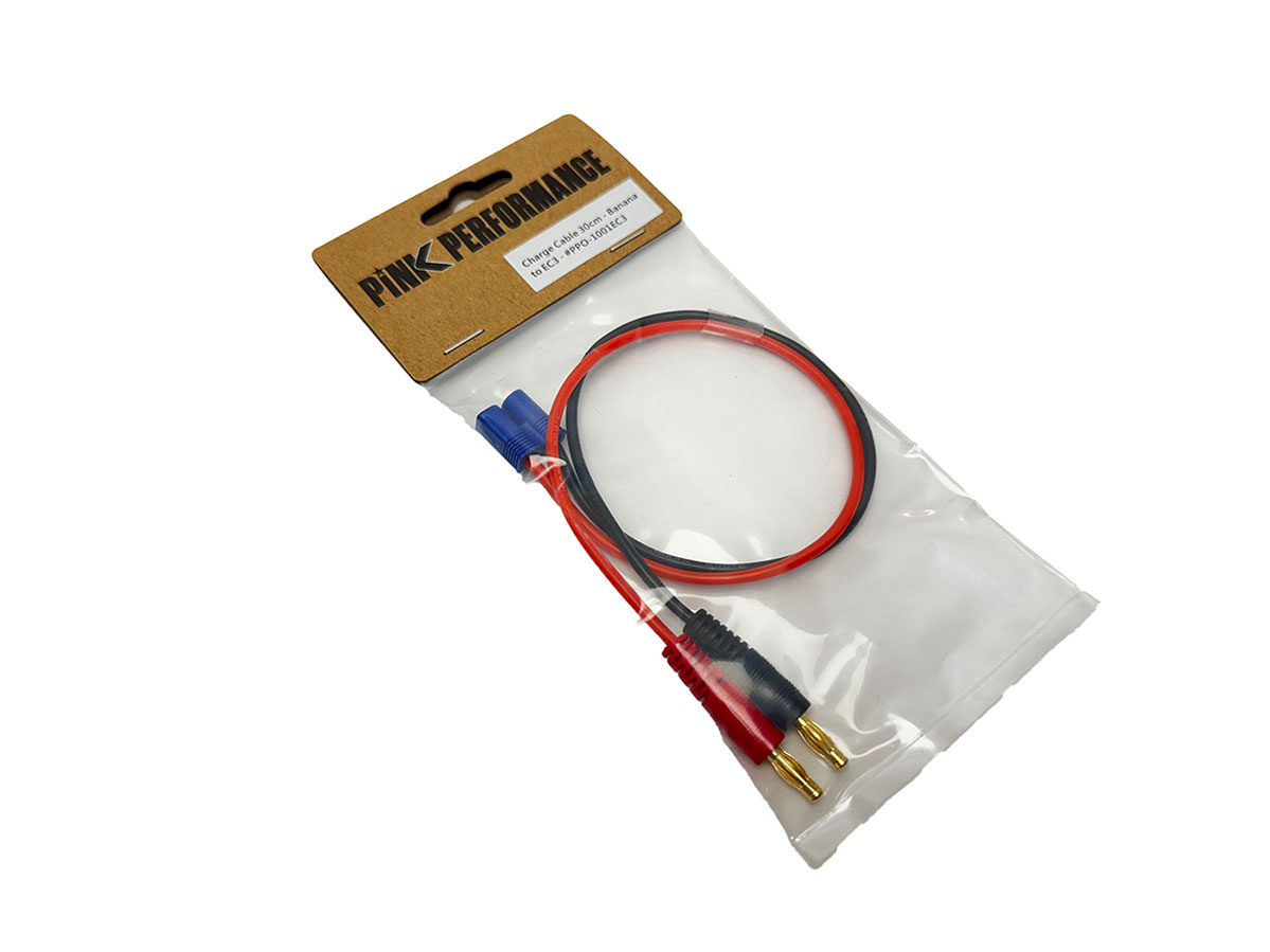 PINK PERFORMANCE Charge Cable 30cm Pink Performance - Banana to EC3