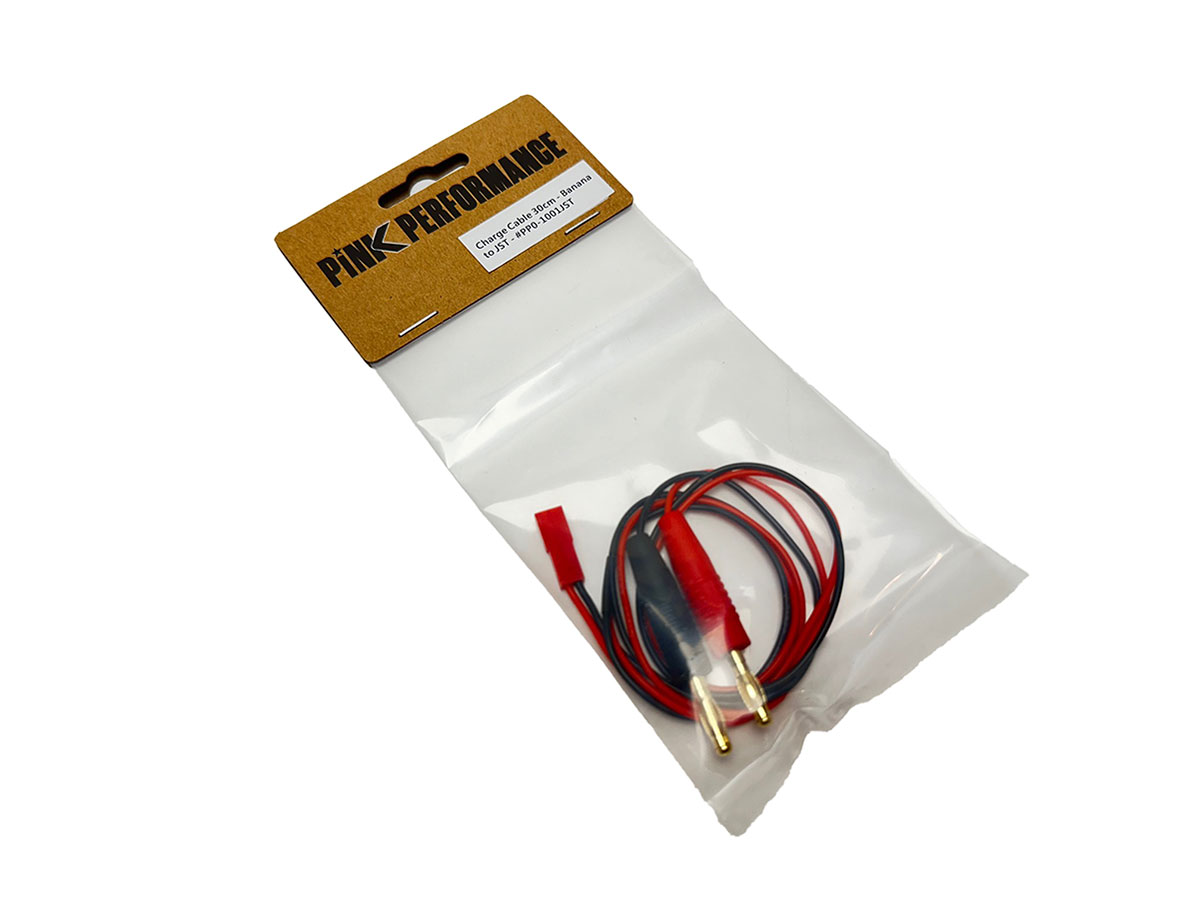 PINK PERFORMANCE Charge Cable 30cm Pink Performance - Banana to JST