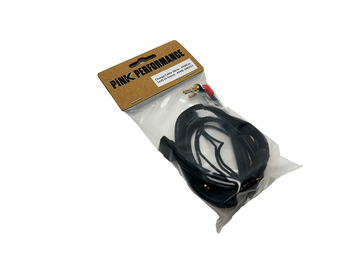 PINK PERFORMANCE Charge Cable 30cm Pink Performance - XT60 to 1x2S (4-5mm)